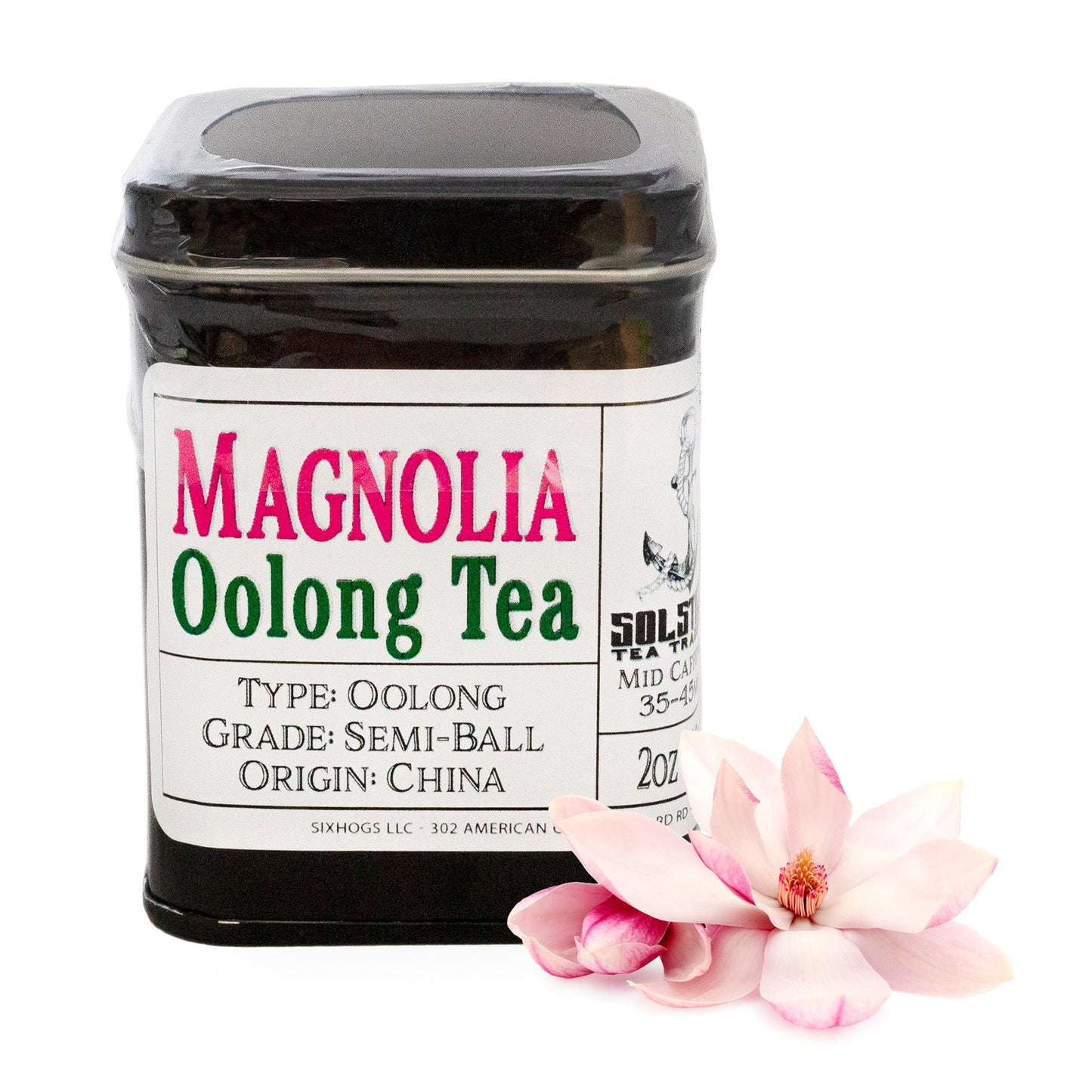 Magnolia Oolong Loose Leaf Tea (60-Gram Tin)